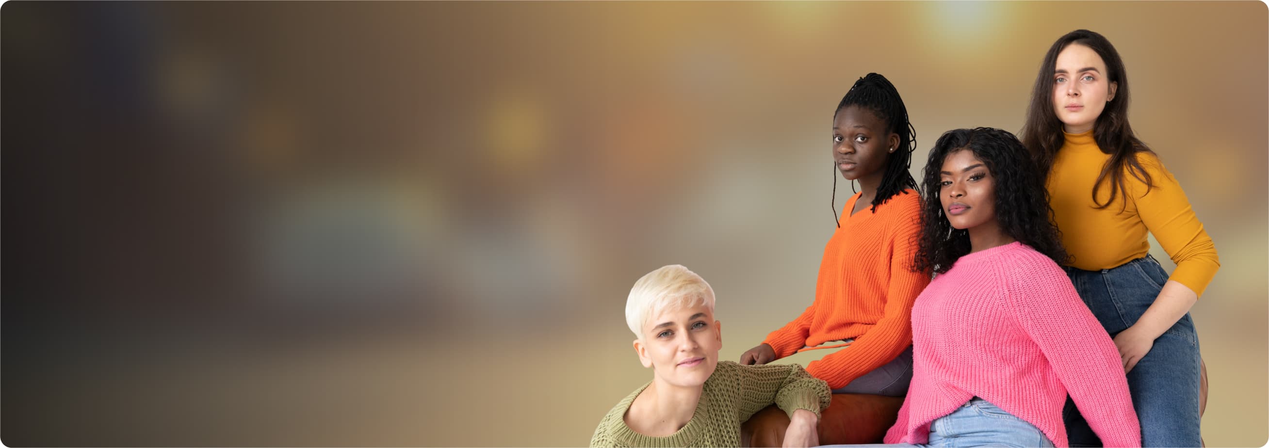 Group of supportive women