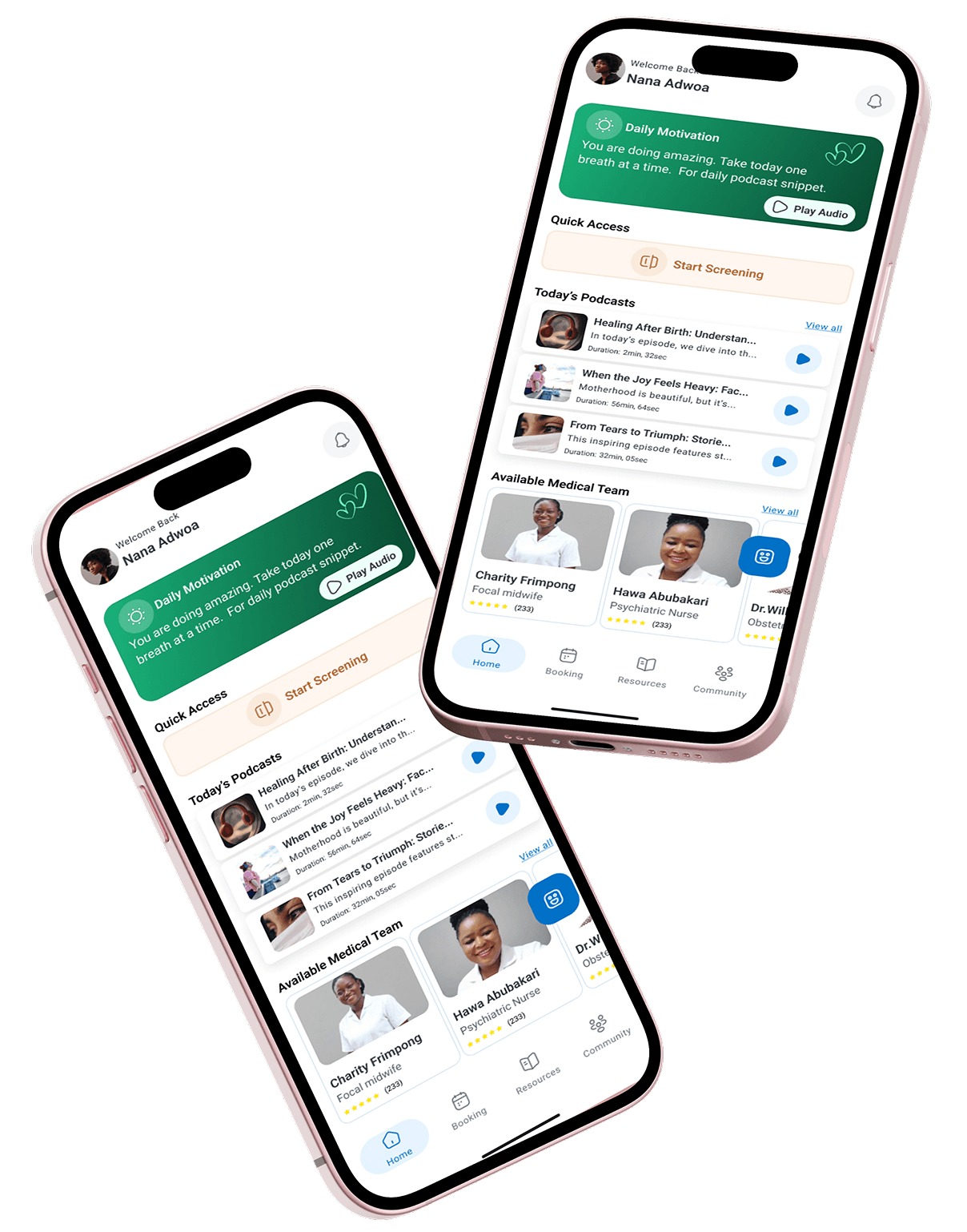 Her Voice Mobile App Preview